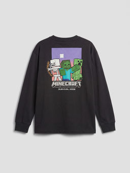 Minecraft Bask?l? Erkek ?ocuk Sweatshirt