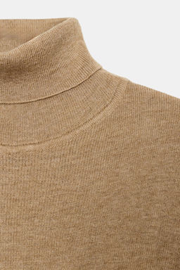 WOOL HIGH NECK SWEATER - Zara фото 7