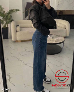 Джинсы с высокой посадкой