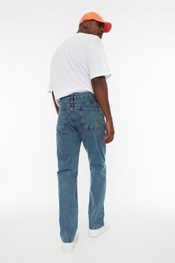 TRENDYOL MAN Mavi %100 Pamuk Regular Fit Jeans Kot Pantolon TMNAW22JE0059 - Trendyolmilla фото 9