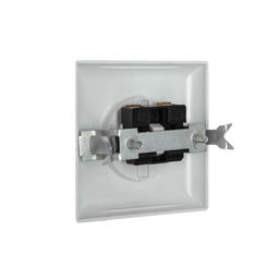 Розетка «Элект» РС 16-038, 16 А, 250 В, одноместная, скрытая, без з/к, белая