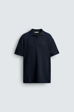 TEXTURED POLO SHIRT - Zara фото 6