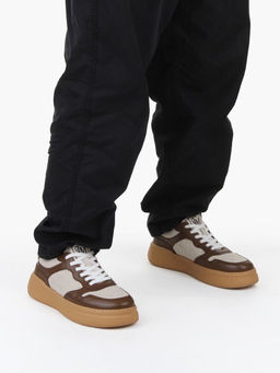 03-X79173-A2 BROWN/BEIGE Кроссовки мужские (натуральная кожа, нубук) - Фабричный китай фото 2