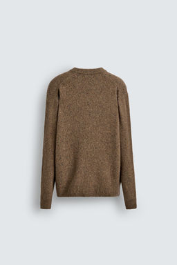 WOOL BLEND BUTTON-UP JUMPER - Zara фото 8