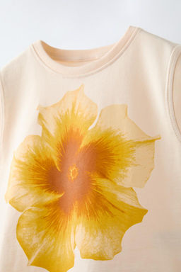FLORAL PRINT VEST TOP - Zara фото 5