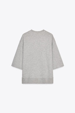 FADED-EFFECT OVERSIZE SWEATSHIRT - Zara фото 7