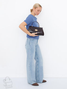 Сумка женская кожаная 1043L coffee Polina&Eiterou