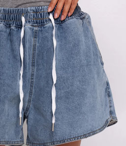 Джинсовый шорты #КТ168 (1), голубой - Dommod фото 5