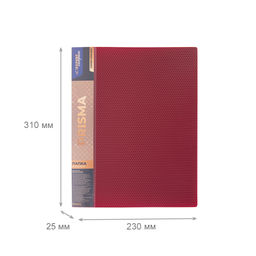 Expert Complete PRISMA Папка на 4 О-кольцах A4 700 мкм 25 мм эффект 3D 4 шт. d - 17 мм рубиновый EC211400026