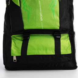 Рюкзак на молнии с увеличением, 65Л, 4 наружных кармана, цвет зелёный - Simaland фото 6