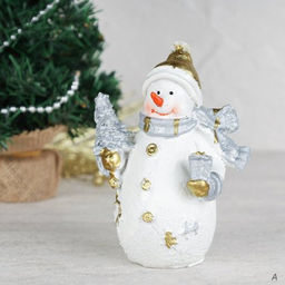 Фигурка Снеговичок 13 см / CHR204 /уп 192/Новый год (А) - Галеонтрейд фото 2