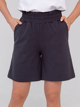 РАСПРОДАЖА Шорты женские (хлопок с велюр.эфф)_950/графит