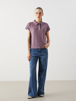 Polo Yaka Oversize Kad?n Ti??rt