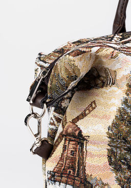 Сумка большая из гобелена c принтом Мельницы L-Craft  фото 7