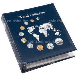 Альбом для монет с 5 листами формата Numis Синий World collection (LEUCHTTURM 324055)