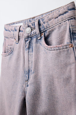 FADED WIDE-LEG JEANS - Zara фото 3
