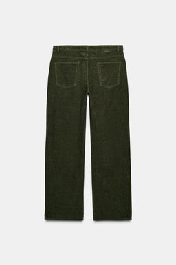 ZW COLLECTION CORDUROY TROUSERS - Zara фото 6