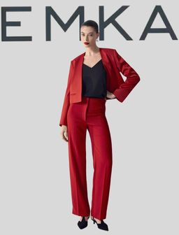Брюки прямого кроя Emka