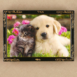 Шкатулка Животные, 10?14 см, лаковая миниатюра, микс - Simaland фото 8