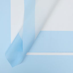 Цена за 20 шт. Пленка матовая, белая, голубая, 58 х 58 см