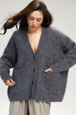 Кардиган Fluffy Grey - Erist store фото 5