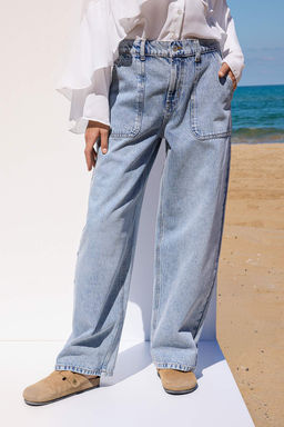 More Sustainable Mavi Rejeneratif Pamuk Normal Bel Cep Detayl? Baggy Jeans TWOAW26JE00216 - Trendyolmilla фото 3