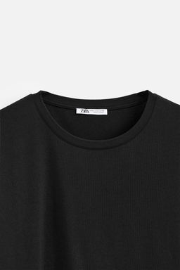BASIC SLIM FIT T-SHIRT - Zara фото 65