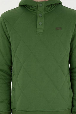 Мужской зеленый свитшот - U.s. polo assn фото 6