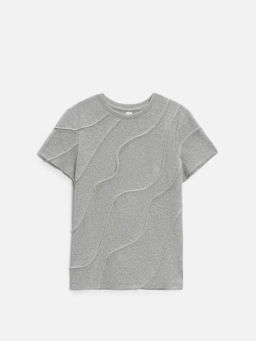 ACOOLA / Блузка детская для девочек Dardania серый меланж