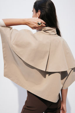 Capa estilo gabardina con fular - H&m фото 4