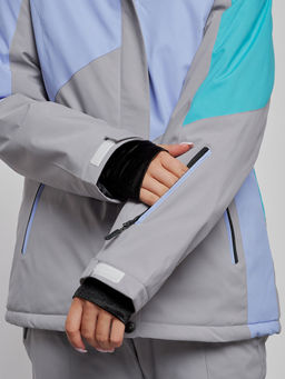 Горнолыжная куртка женская зимняя зеленого цвета 2319Z - Chunmai фото 7