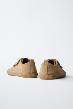 SPLIT SUEDE BAREFOOT TRAINERS
