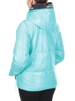 8278 TURQUOISE Куртка демисезонная женская BAOFANI (100 гр. синтепон) - Fashion фото 4