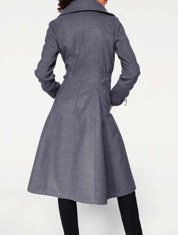Пальто, светло-серое - Linea tesini фото 9