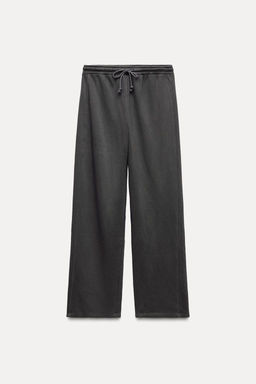 STRAIGHT PLUSH TROUSERS - Zara фото 7