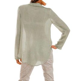 Блузка, серая - Linea tesini фото 3