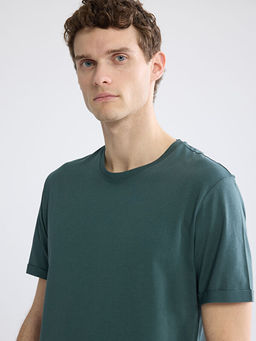 Bisiklet Yaka Erkek Penye Ti??rt