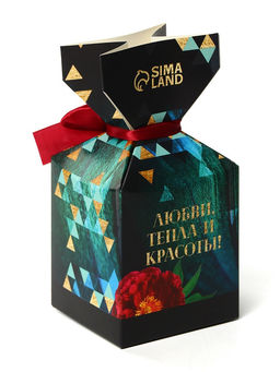 Шоколадные конфеты в упаковке-конфете "8", черный