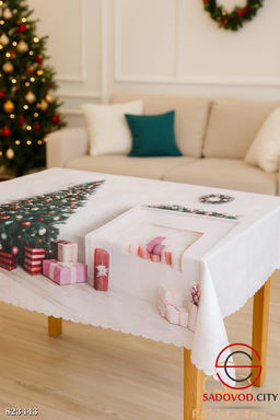 Новогодняя скатерть на стол