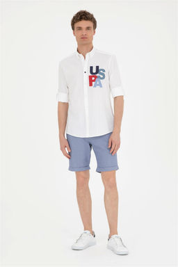 Мужская белая рубашка с длинным рукавом Неожиданная скидка в корзине - U.s. polo assn фото 4