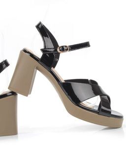 08-PEAG87-2 BLACK Босоножки женские (натуральная кожа) - Фабричный китай фото 12