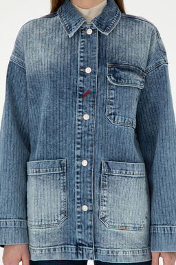 Женская голубая джинсовая рубашка Неожиданная скидка в корзине - U.s. polo assn фото 6