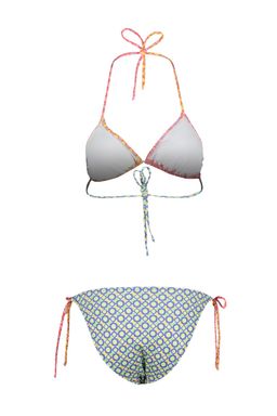 TRENDYOLMILLA Geometrik Desenli Ucgen Baglamal? Regular Bikini Tak?m? TBESS22BT0002  фото 14