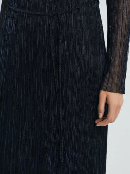 Платье миди с люрексом / Zarina