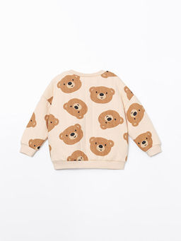 Bisiklet Yaka Erkek Bebek Sweatshirt ve E?ofman Alt 2li