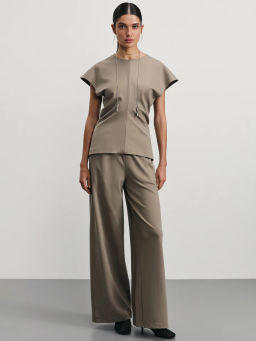 Топ с драпировкой на талии / Zarina  фото 2