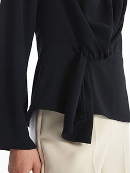 D?k?ml? Yaka Kad?n Bluz