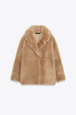 ZW COLLECTION NATURAL SHEEPSKIN COAT