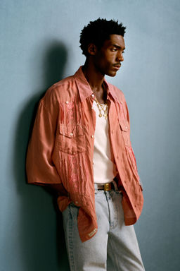 JEANS STRAIGHT FIT WILLY CHAVARRIA X ZARA / Azul  фото 2