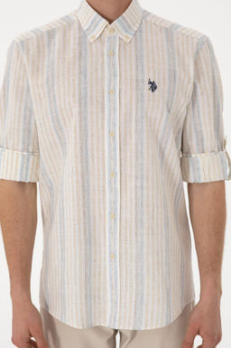 Erkek Beyaz Uzun Kollu G_mlek Sepette S_rpriz _ndirim - U.s. polo assn фото 6